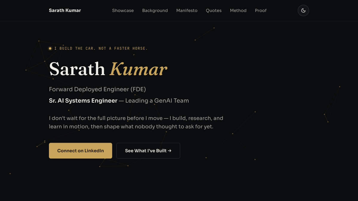 Live screenshot of this website
